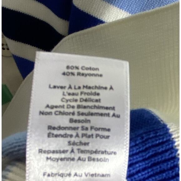 Talbots Plus Cardigan Sweater Women’s 1x Petite Coastal Nautical Old Money - Picture 10 of 13